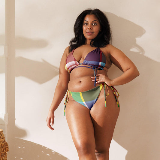 Madras String Bikini Set | Phade Fashion Virgin Islands