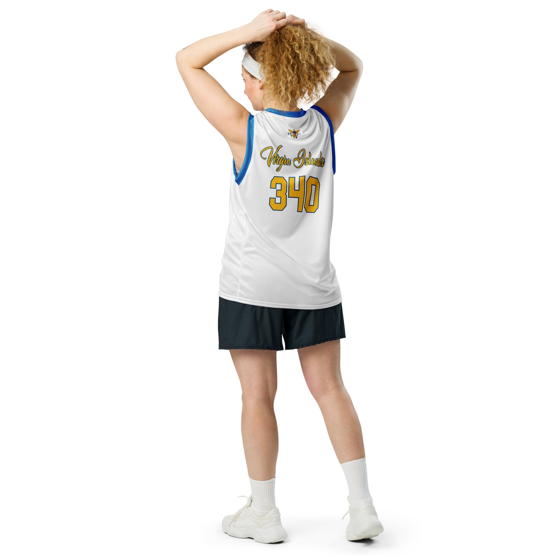 Unisex White Basketball Jersey | Phade Fashion Virgin Islands