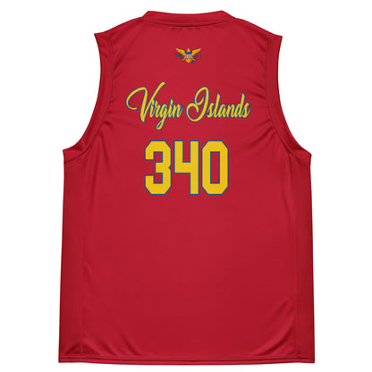 Cherry Red Basketball Jersey | Phade Fashion Virgin Islands