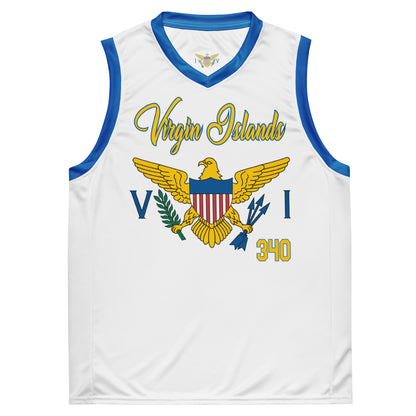 Unisex White Basketball Jersey | Phade Fashion Virgin Islands