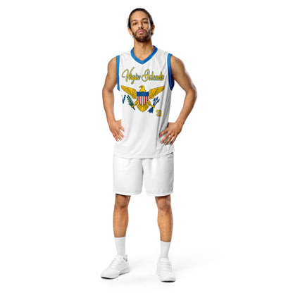 Unisex White Basketball Jersey | Phade Fashion Virgin Islands
