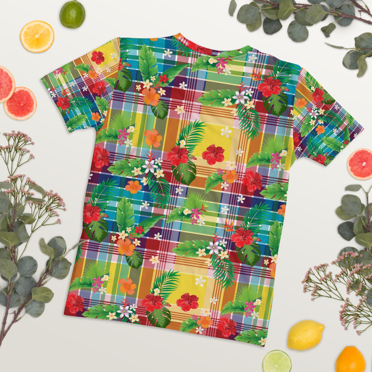 Madras Flowers Women's T-Shirt | Phade Fashion Virgin Islands