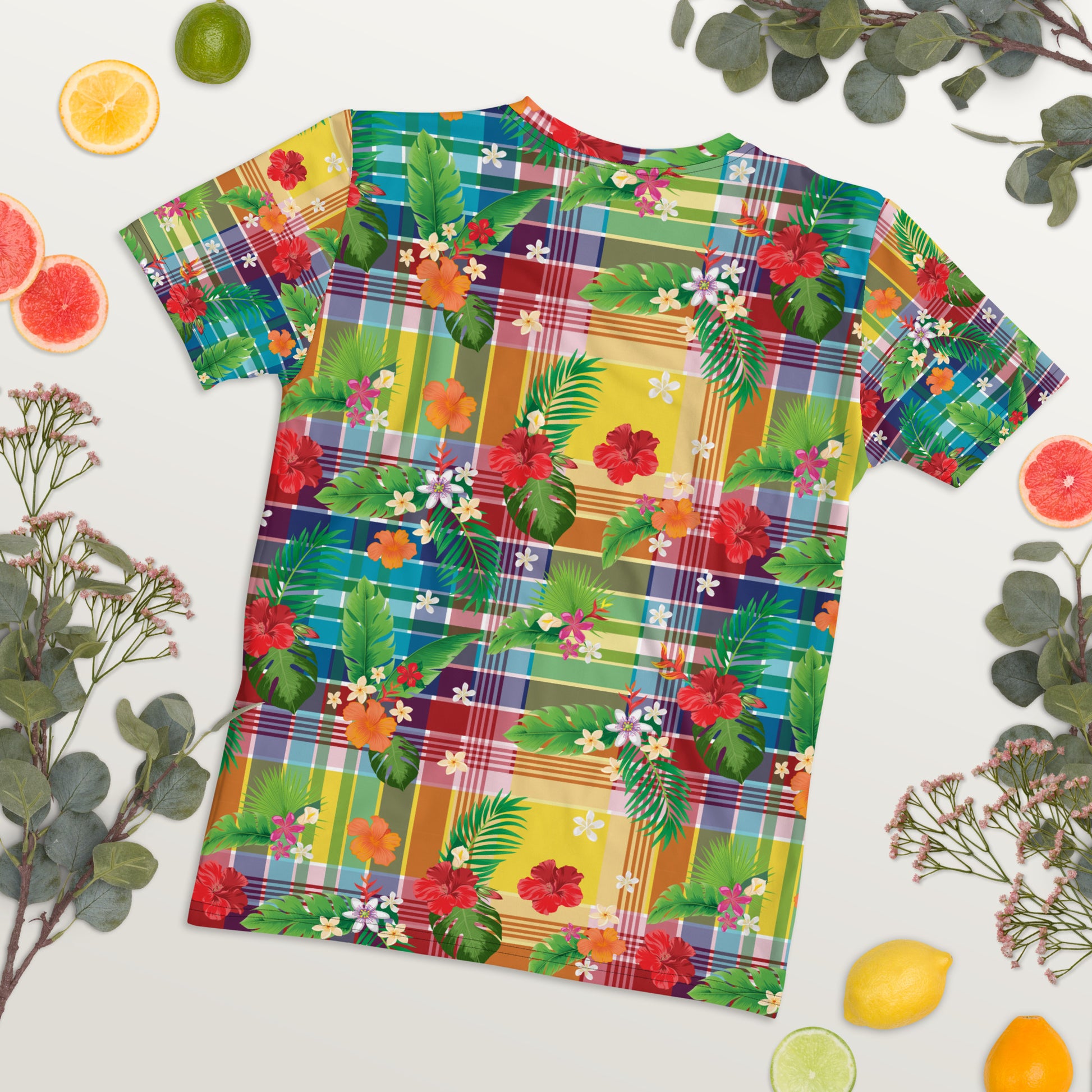 Madras Flowers Women's T-Shirt | Phade Fashion Virgin Islands