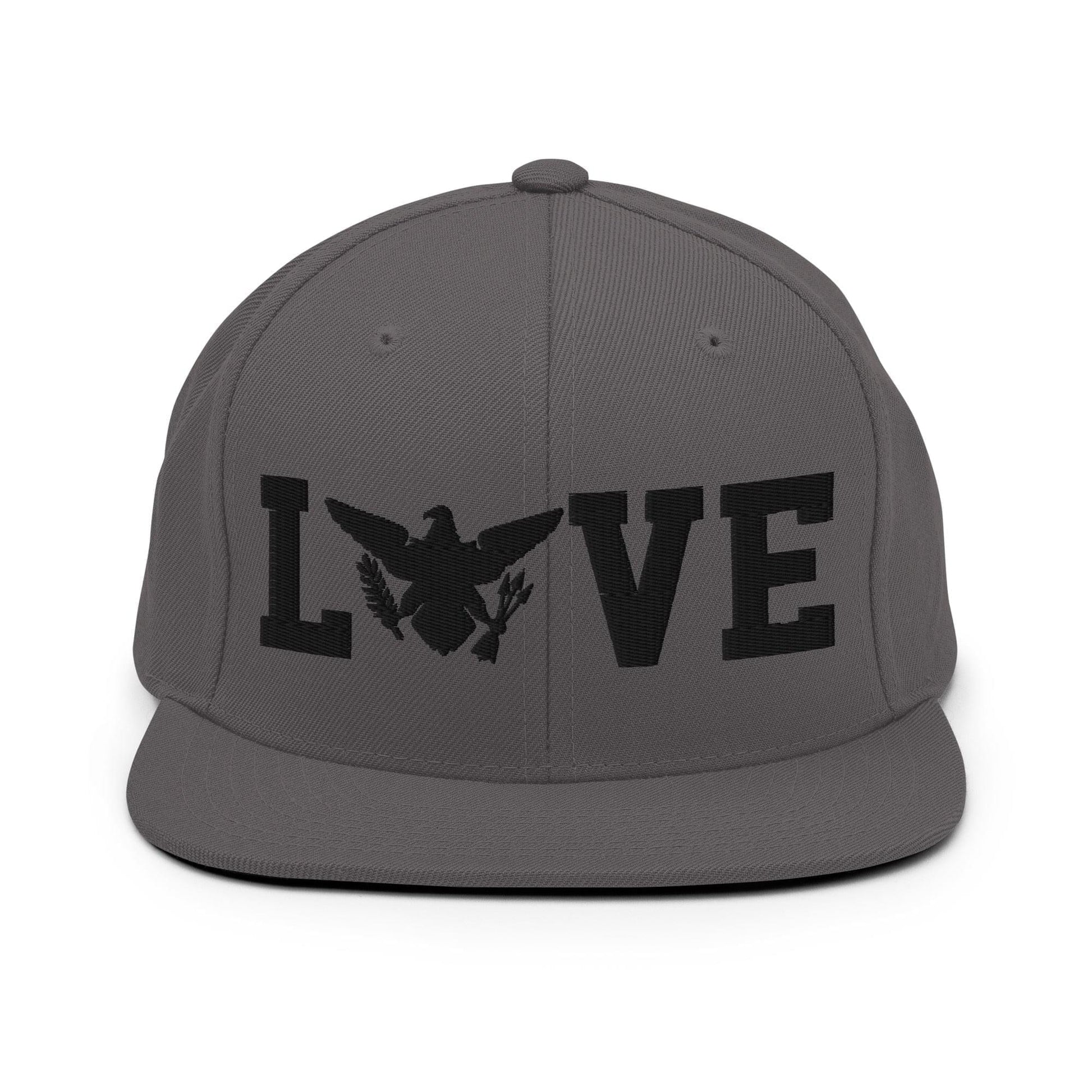 Love black Snapback Hat | Phade Fashion Virgin Islands