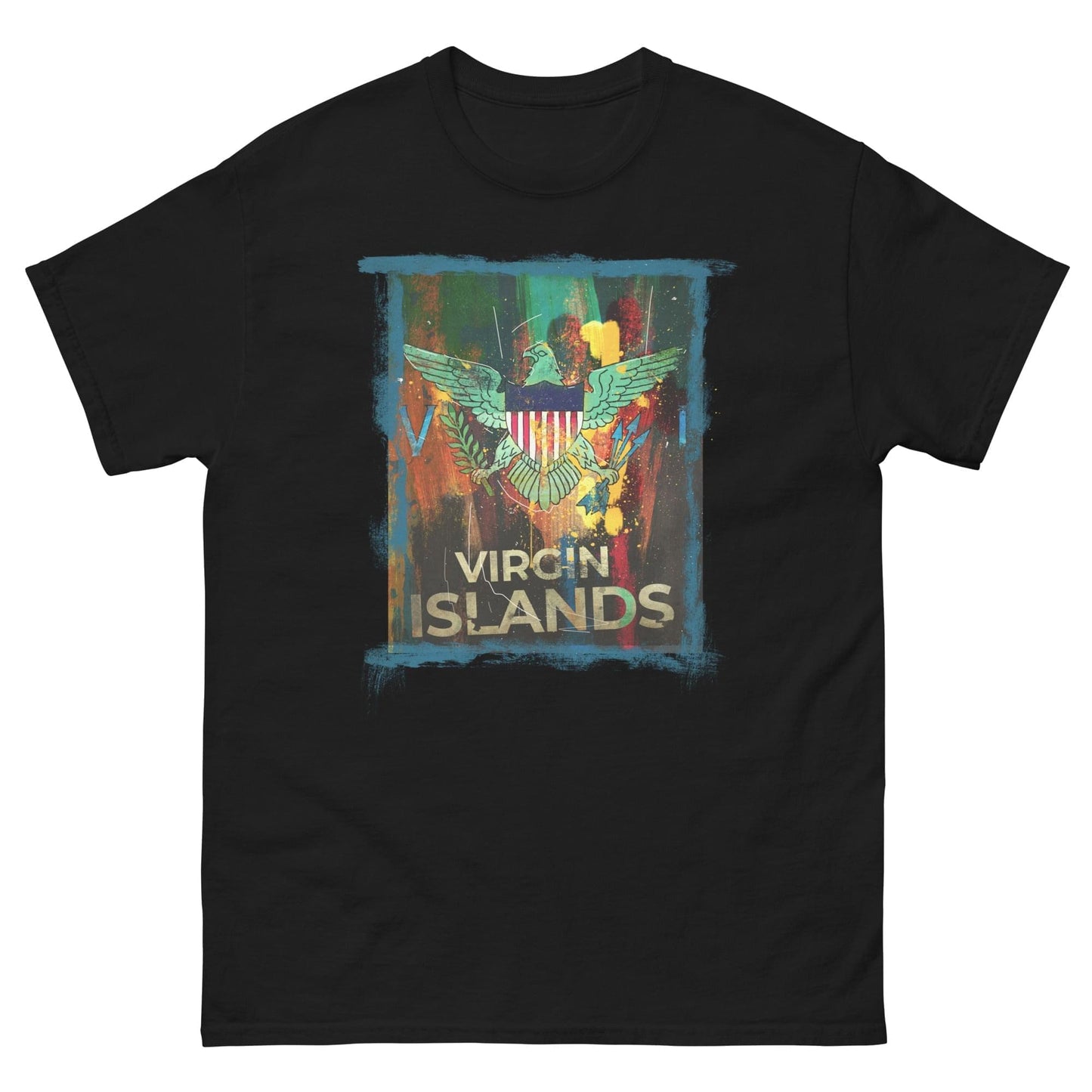 Virgin Islands Teal Eagle Tee | Phade Fashion Virgin Islands