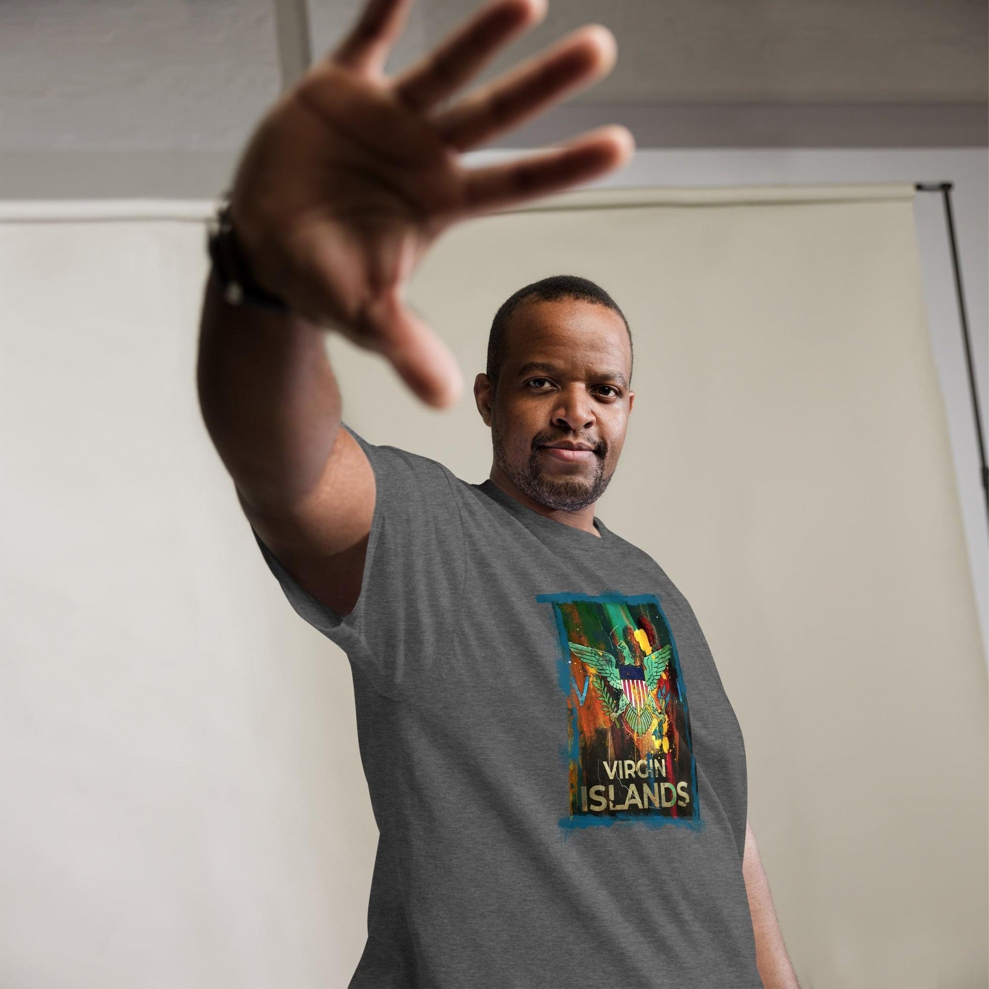 Virgin Islands Teal Eagle Tee | Phade Fashion Virgin Islands