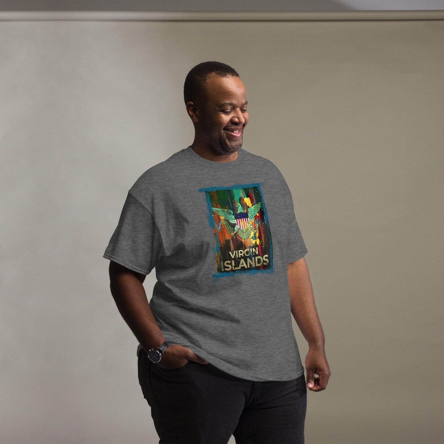 Virgin Islands Teal Eagle Tee | Phade Fashion Virgin Islands