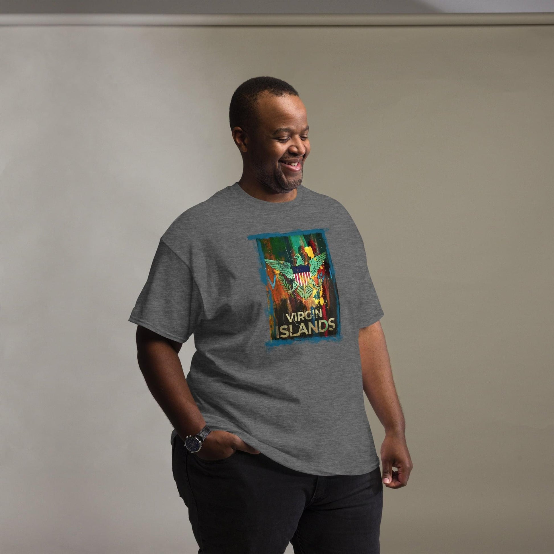 Virgin Islands Teal Eagle Tee | Phade Fashion Virgin Islands