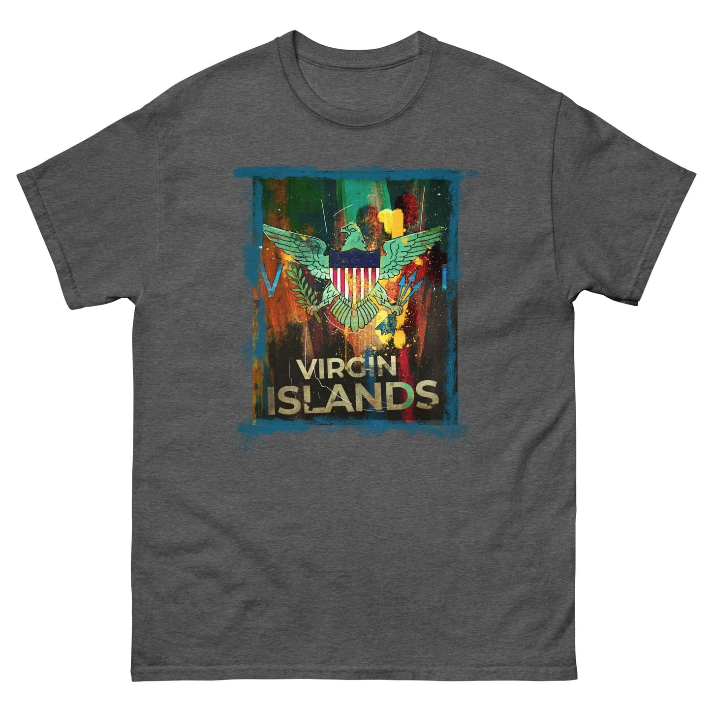 Virgin Islands Teal Eagle Tee | Phade Fashion Virgin Islands