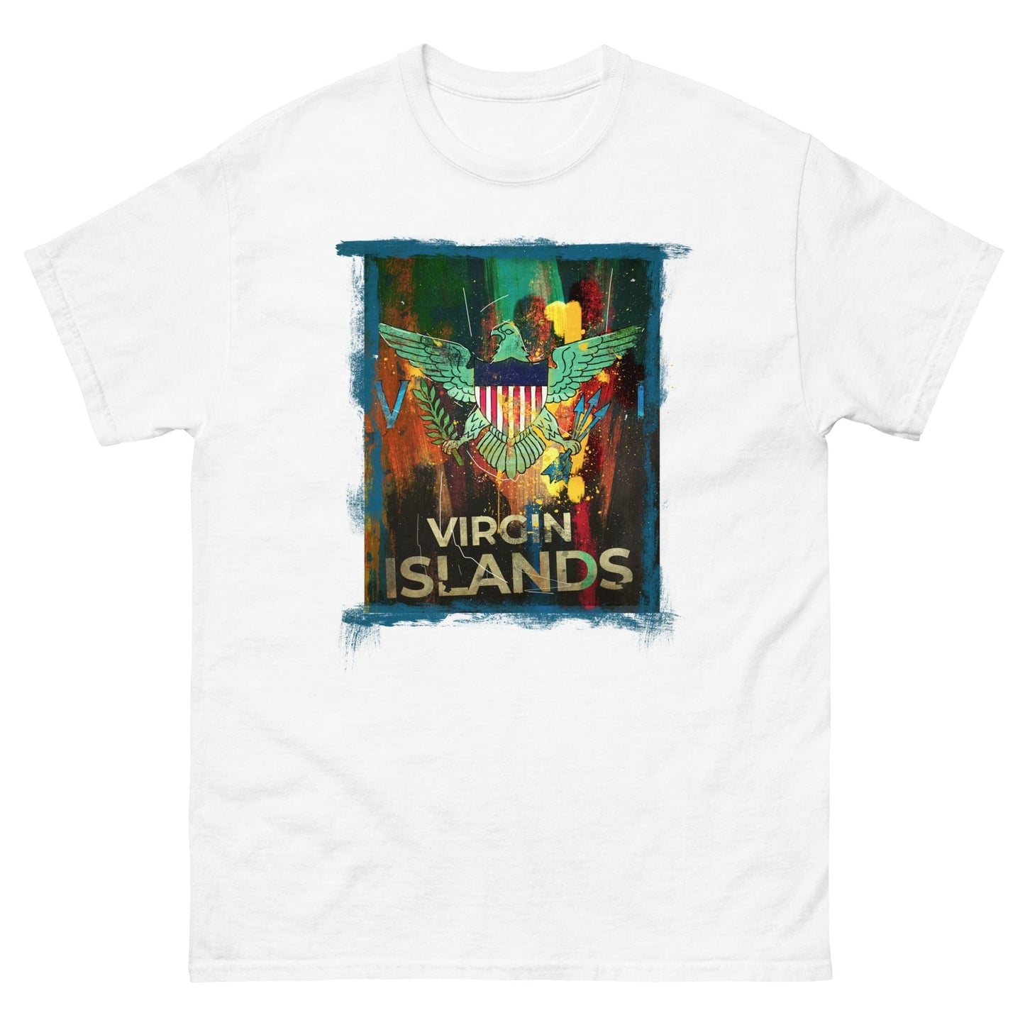 Virgin Islands Teal Eagle Tee | Phade Fashion Virgin Islands