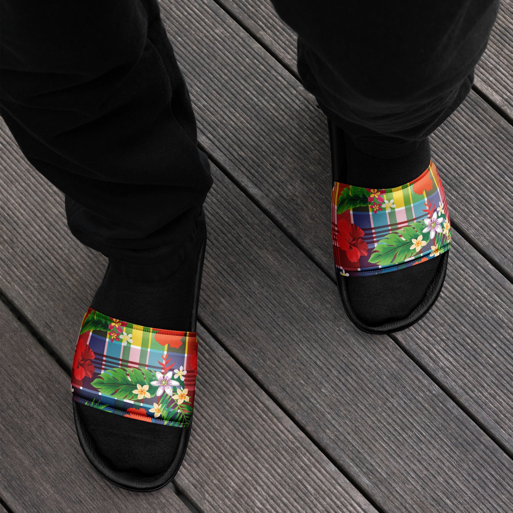 Madras Men’s Slides | Phade Fashion Virgin Islands