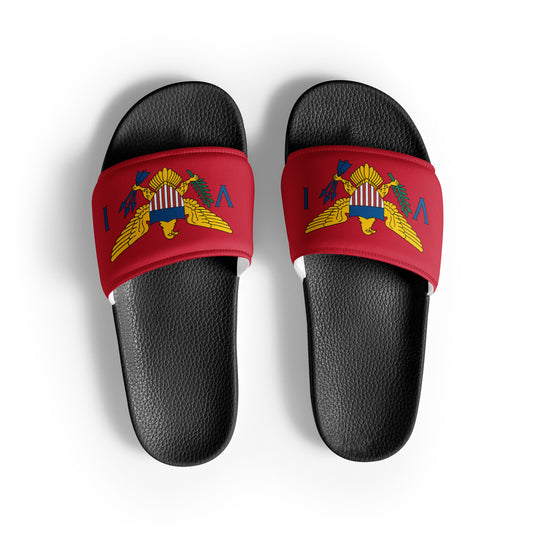 Cherry Red Men's Slides | Phade Fashion Virgin Islands