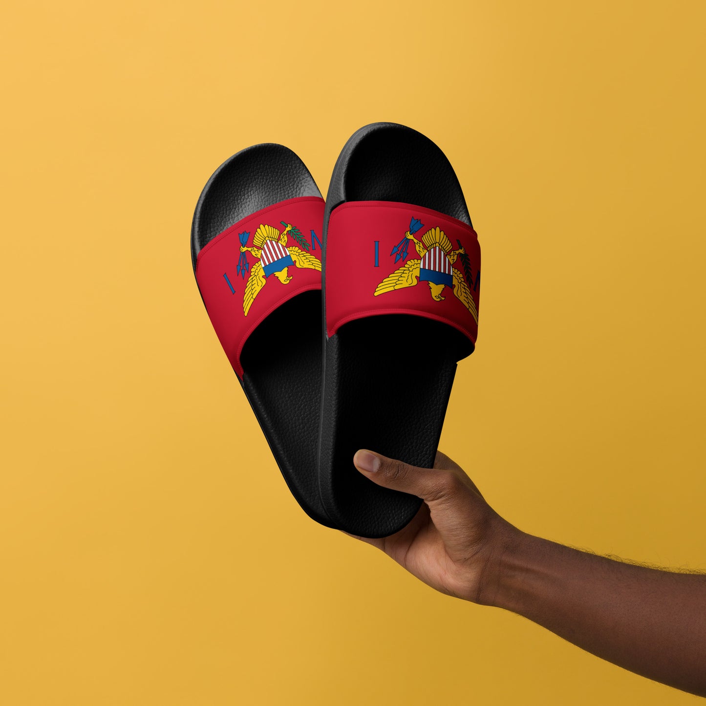 Cherry Red Men's Slides | Phade Fashion Virgin Islands
