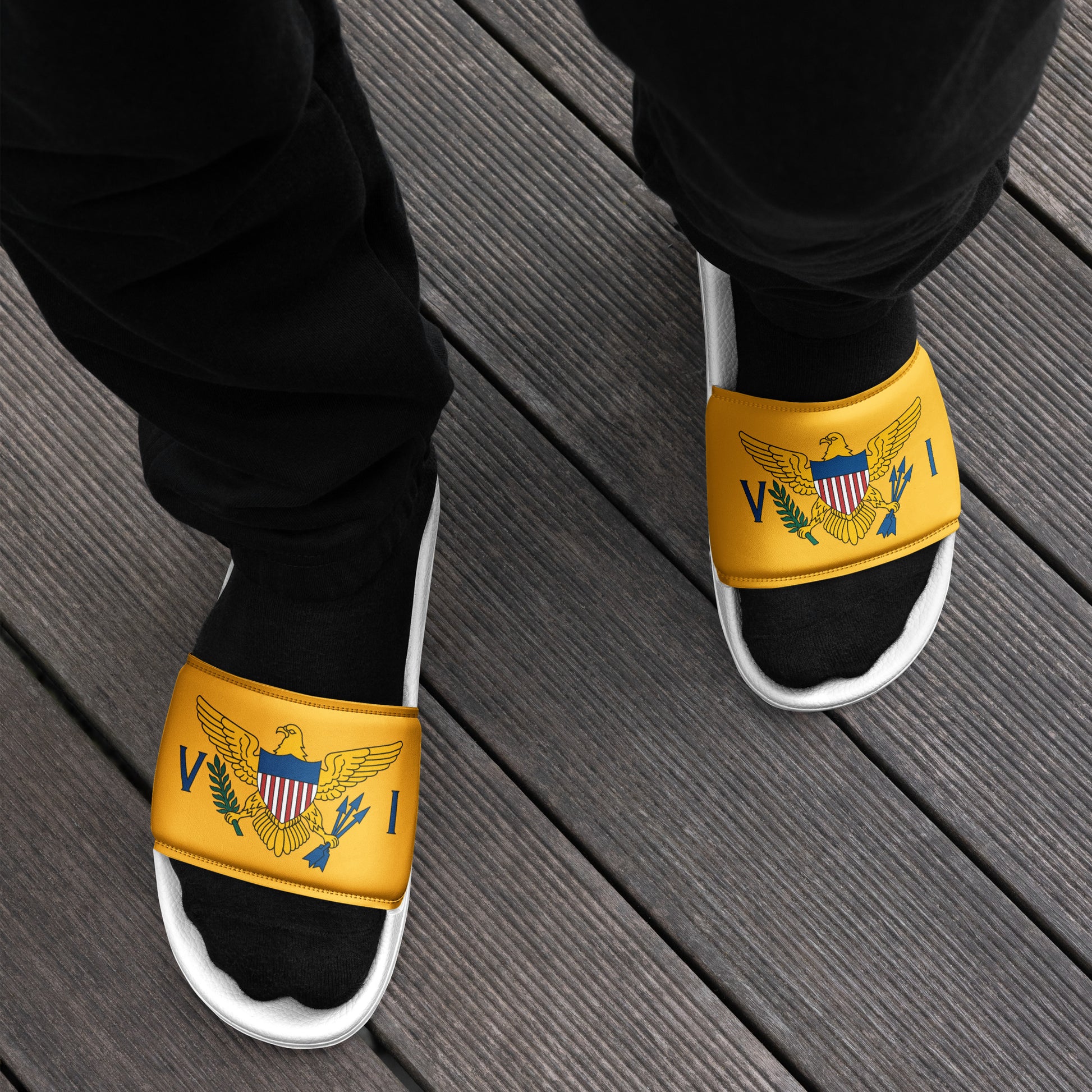 Plum Yellow Men’s Slides | Phade Fashion Virgin Islands