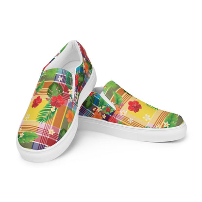 Madras Slip-On Canvas Shoes | Phade Fashion Virgin Islands