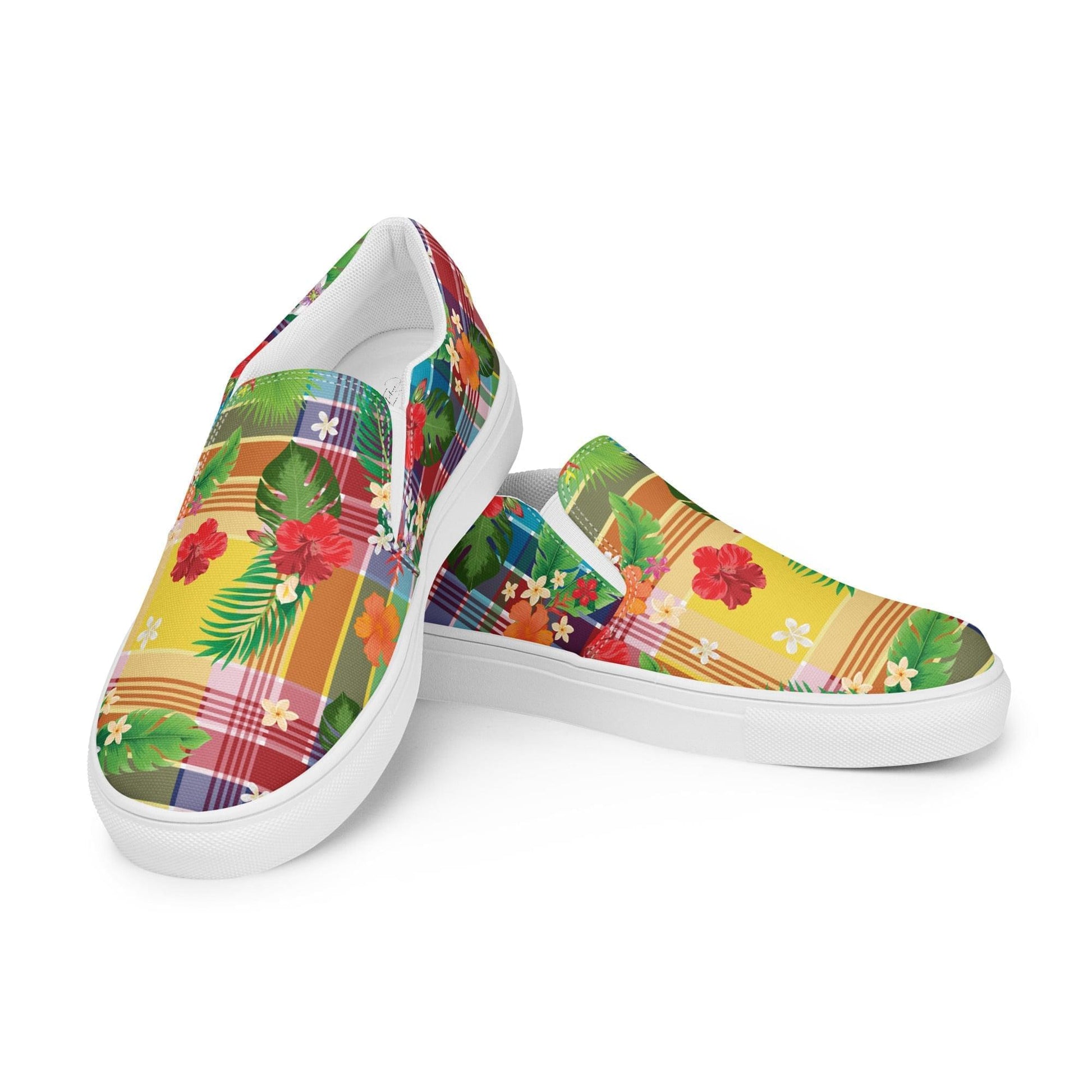 Madras Slip-On Canvas Shoes | Phade Fashion Virgin Islands