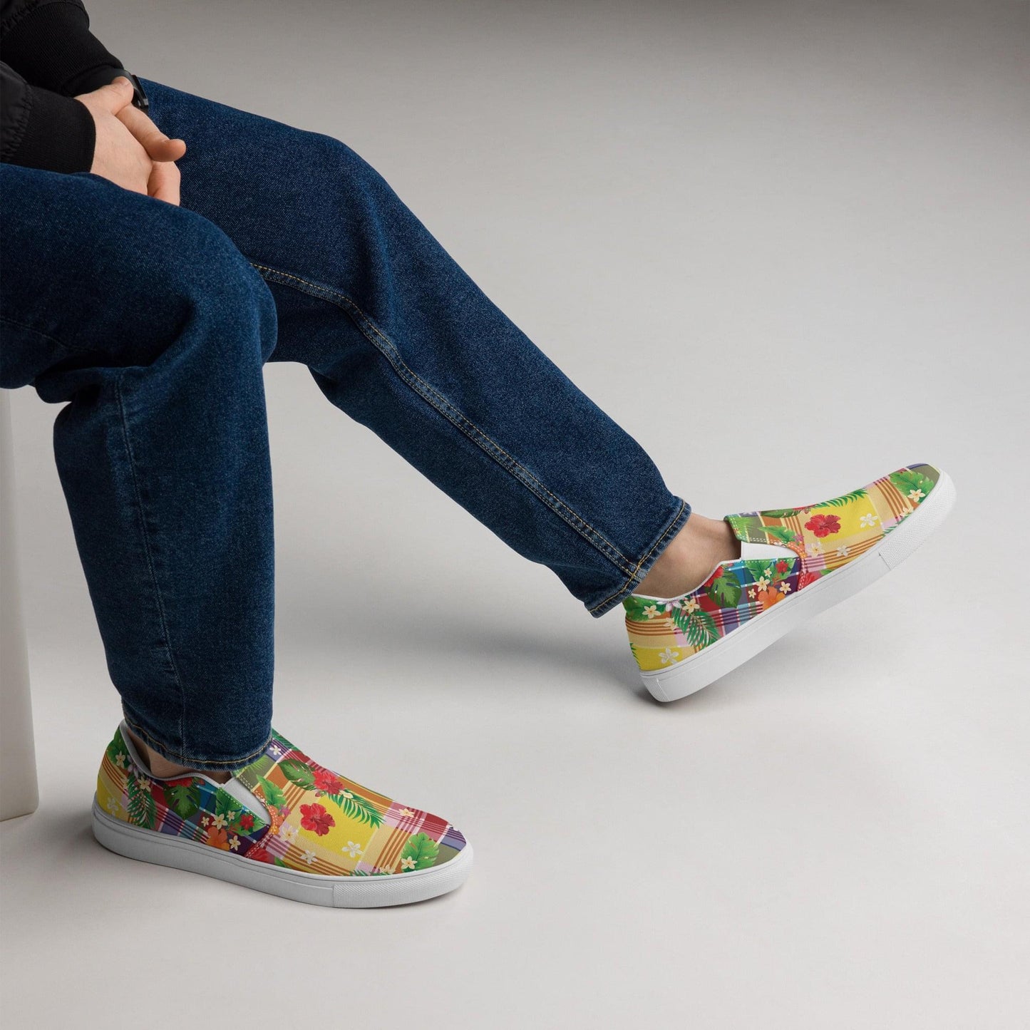 Madras Slip-On Canvas Shoes | Phade Fashion Virgin Islands