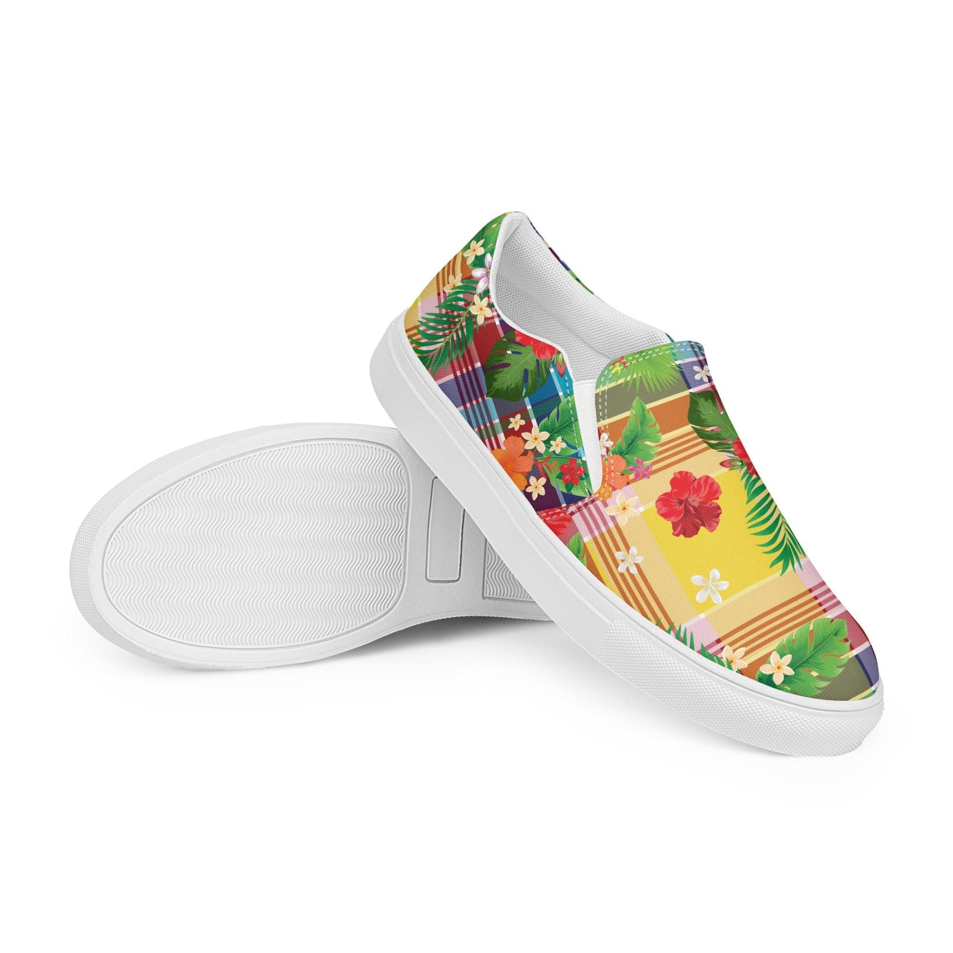 Madras Slip-On Canvas Shoes | Phade Fashion Virgin Islands