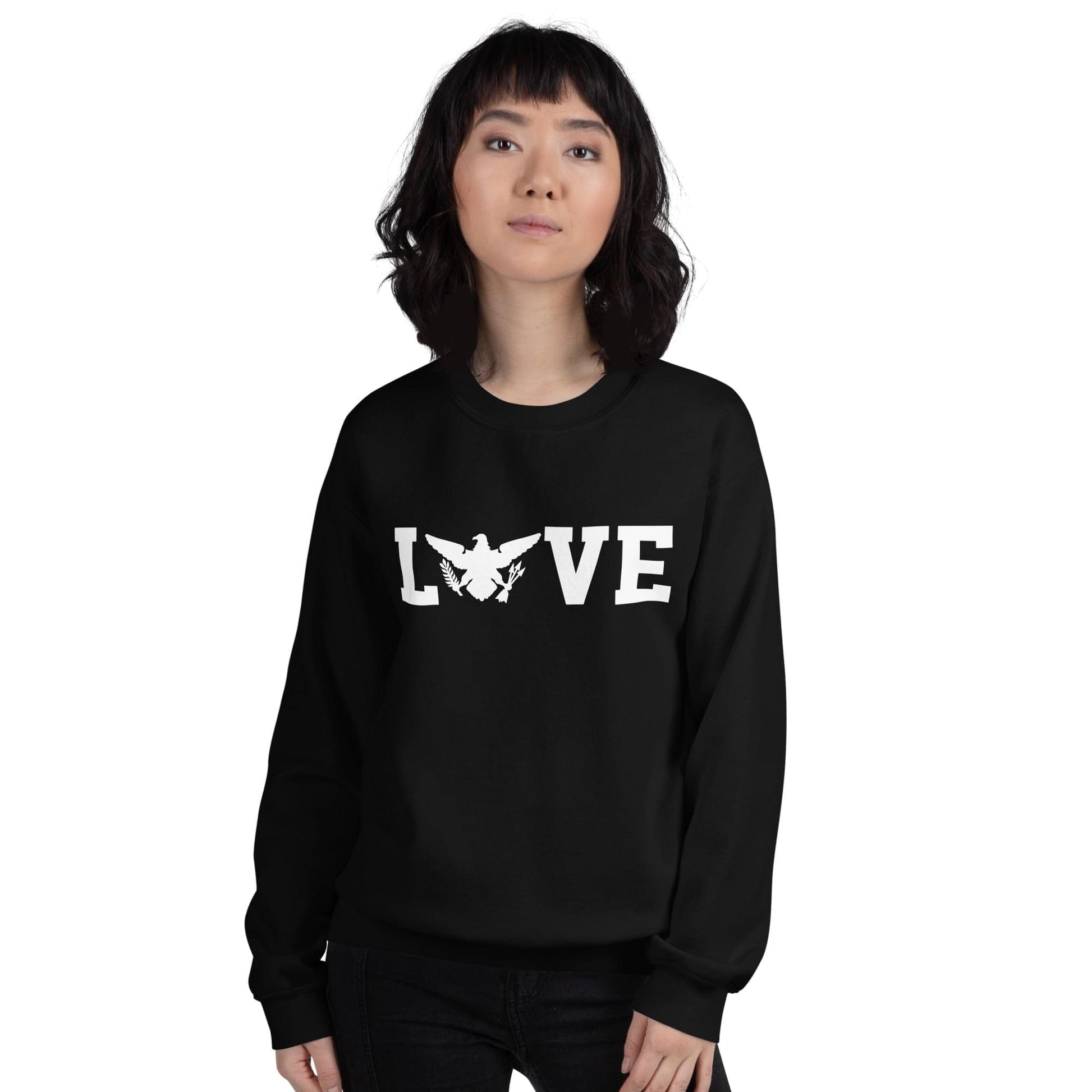 Love White Print Sweatshirt | Phade Fashion Virgin Islands
