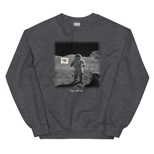 VI MAN ON MOON UNISEX SWEATSHIRT