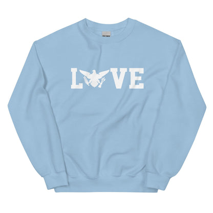 Love White Print Sweatshirt | Phade Fashion Virgin Islands