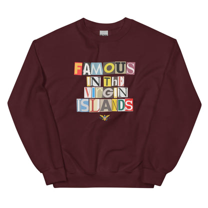 Famous Unisex Sweatshirt | Phade Fashion Virgin Islands