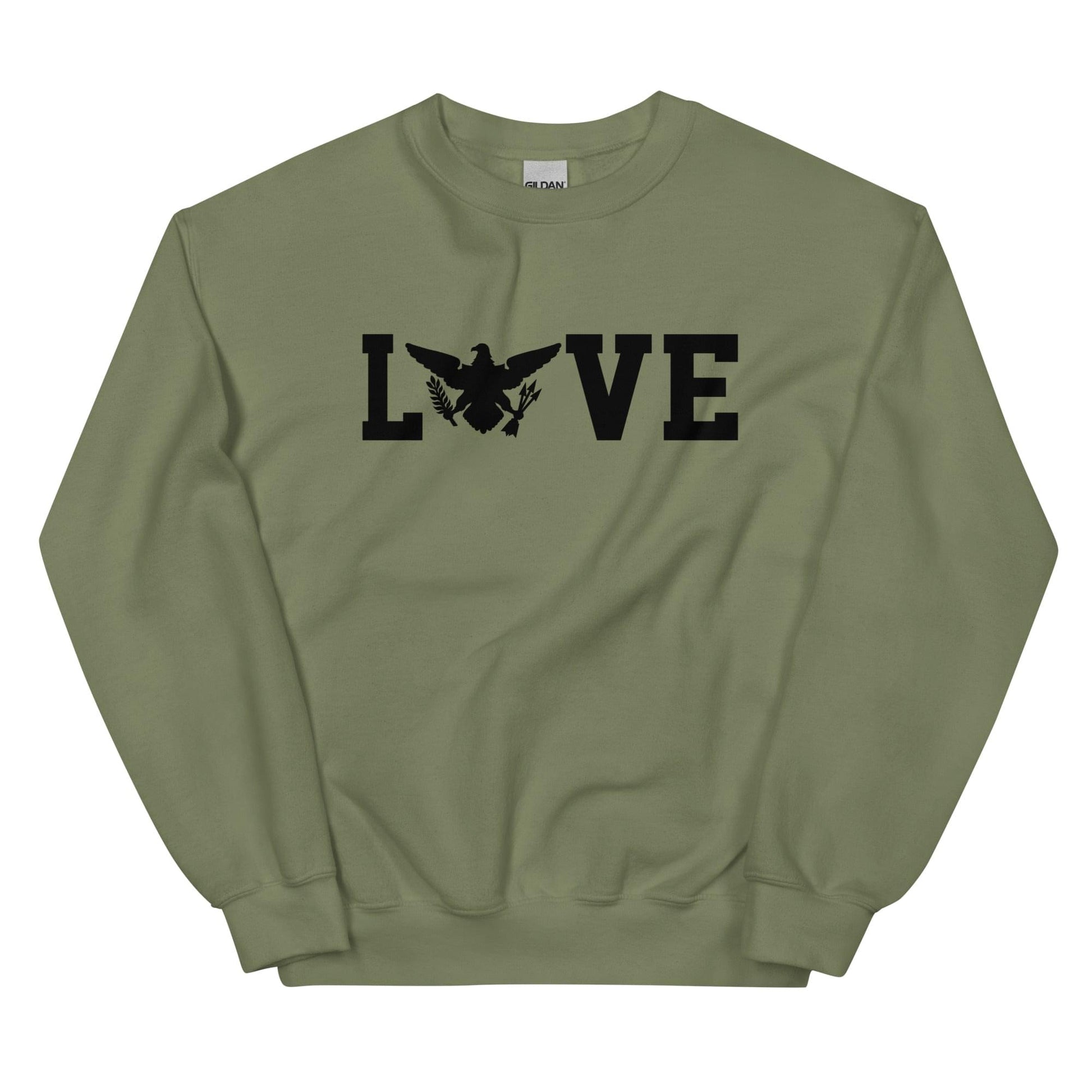 Love Black Print Sweatshirt | Phade Fashion Virgin Islands
