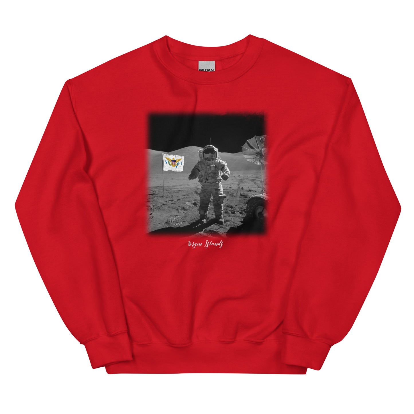 VI MAN ON MOON UNISEX SWEATSHIRT