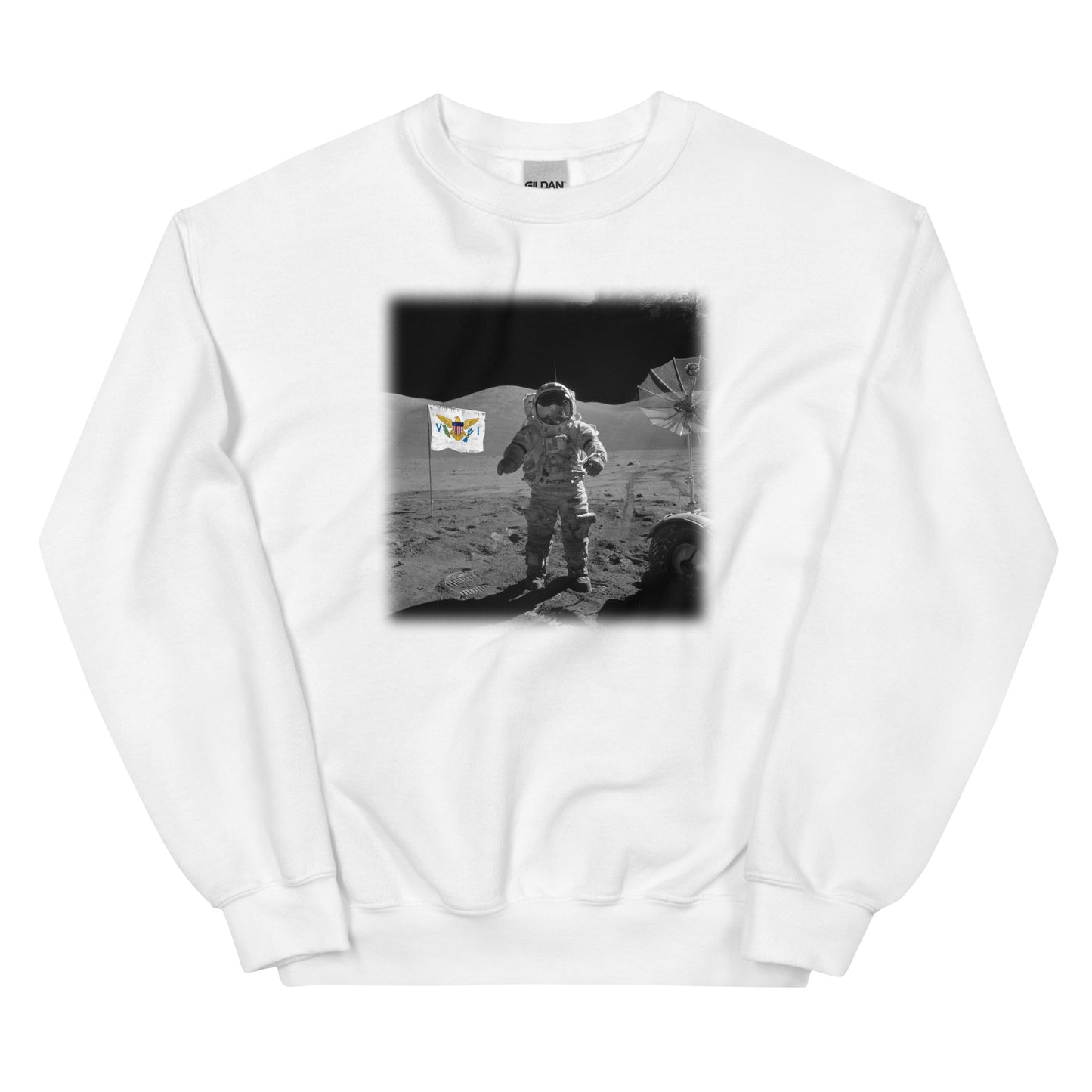 VI MAN ON MOON UNISEX SWEATSHIRT