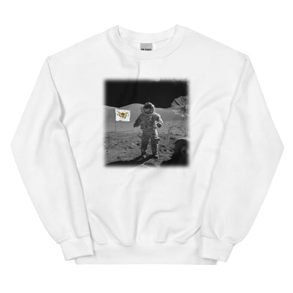 VI MAN ON MOON UNISEX SWEATSHIRT