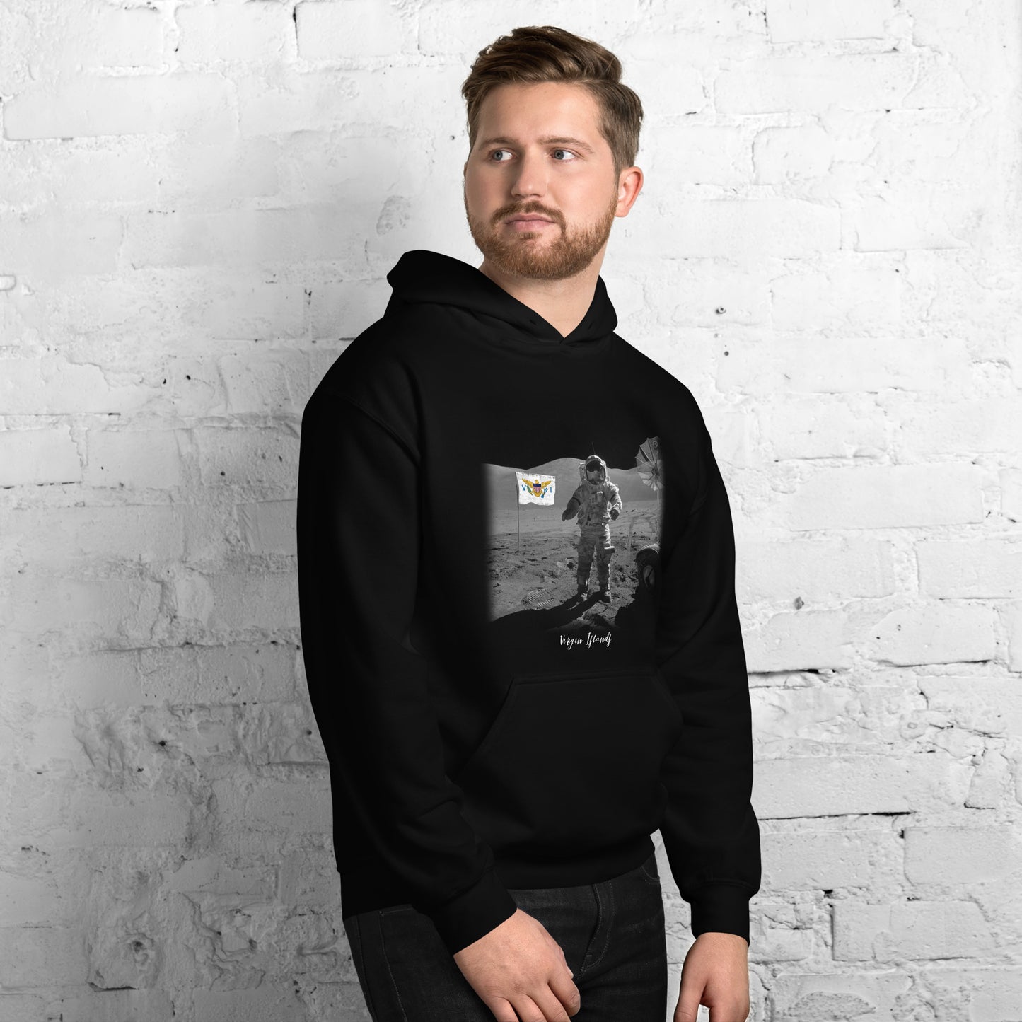 VI MAN ON MOON UNISEX HOODIE