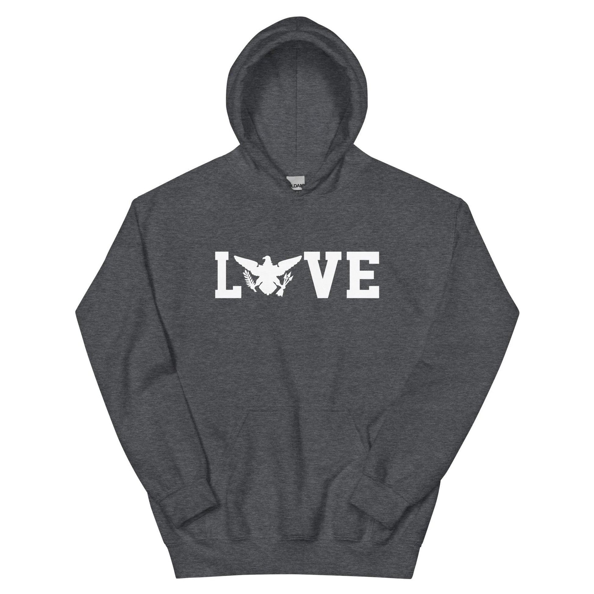 Love White Print Hoodie | Phade Fashion Virgin Islands