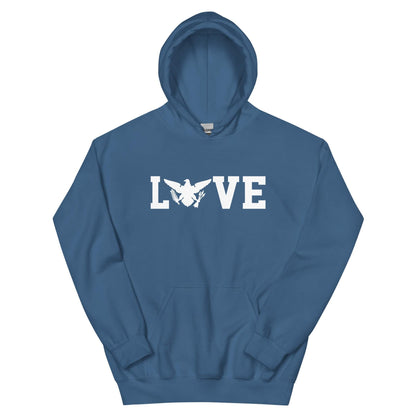 Love White Print Hoodie | Phade Fashion Virgin Islands
