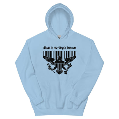 Unisex Black Print Hoodie | Phade Fashion Virgin Islands