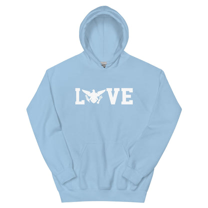 Love White Print Hoodie | Phade Fashion Virgin Islands