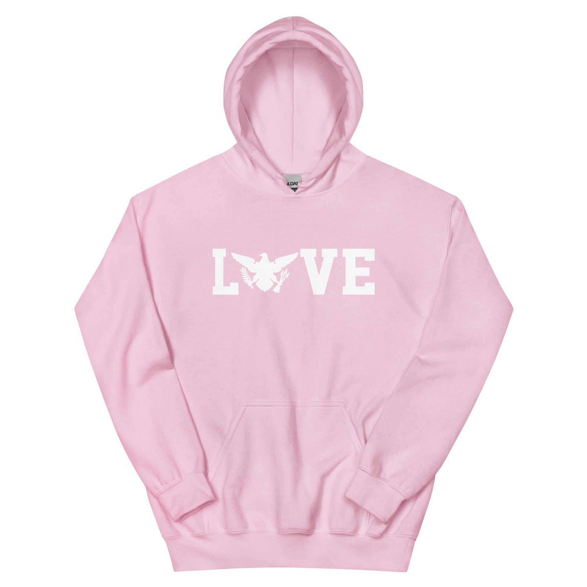 Love White Print Hoodie | Phade Fashion Virgin Islands