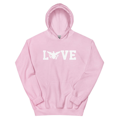 Love White Print Hoodie | Phade Fashion Virgin Islands