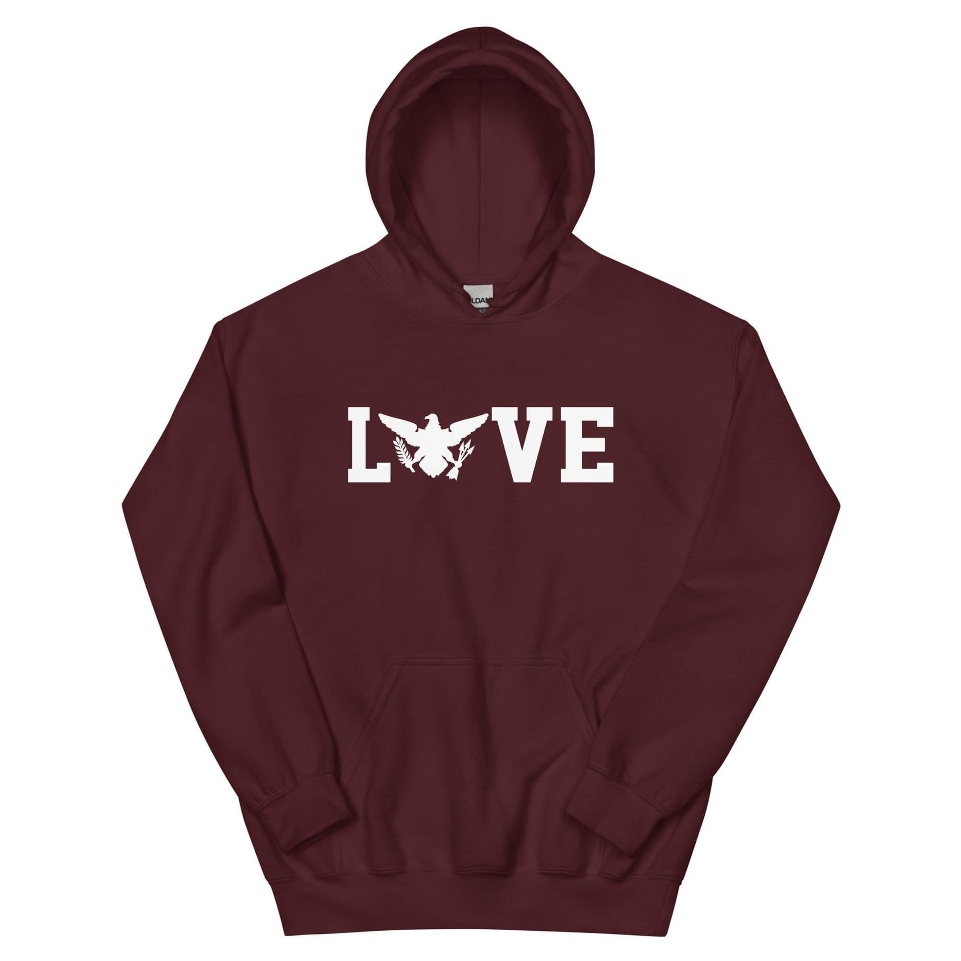 Love White Print Hoodie | Phade Fashion Virgin Islands