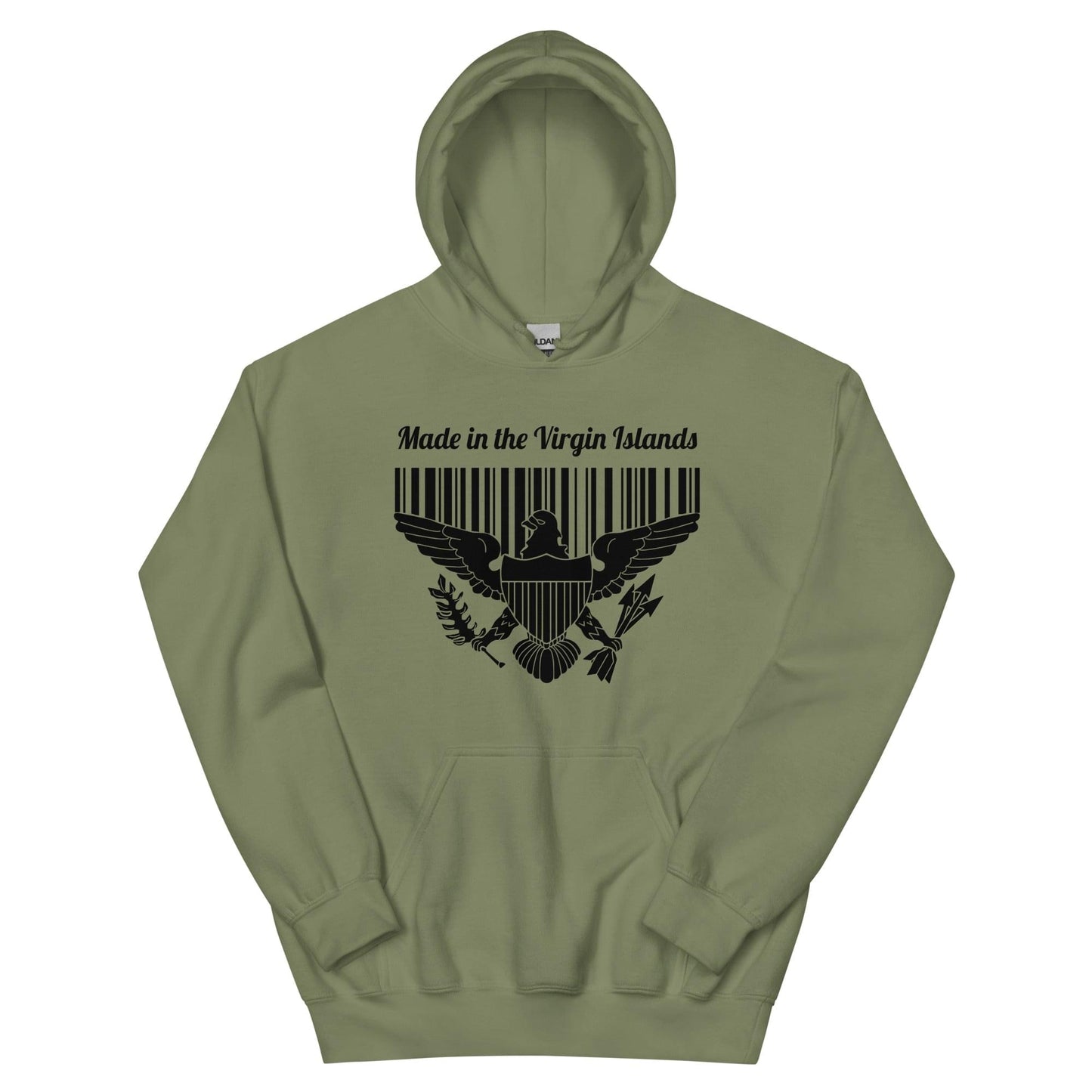 Unisex Black Print Hoodie | Phade Fashion Virgin Islands