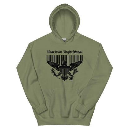 Unisex Black Print Hoodie | Phade Fashion Virgin Islands