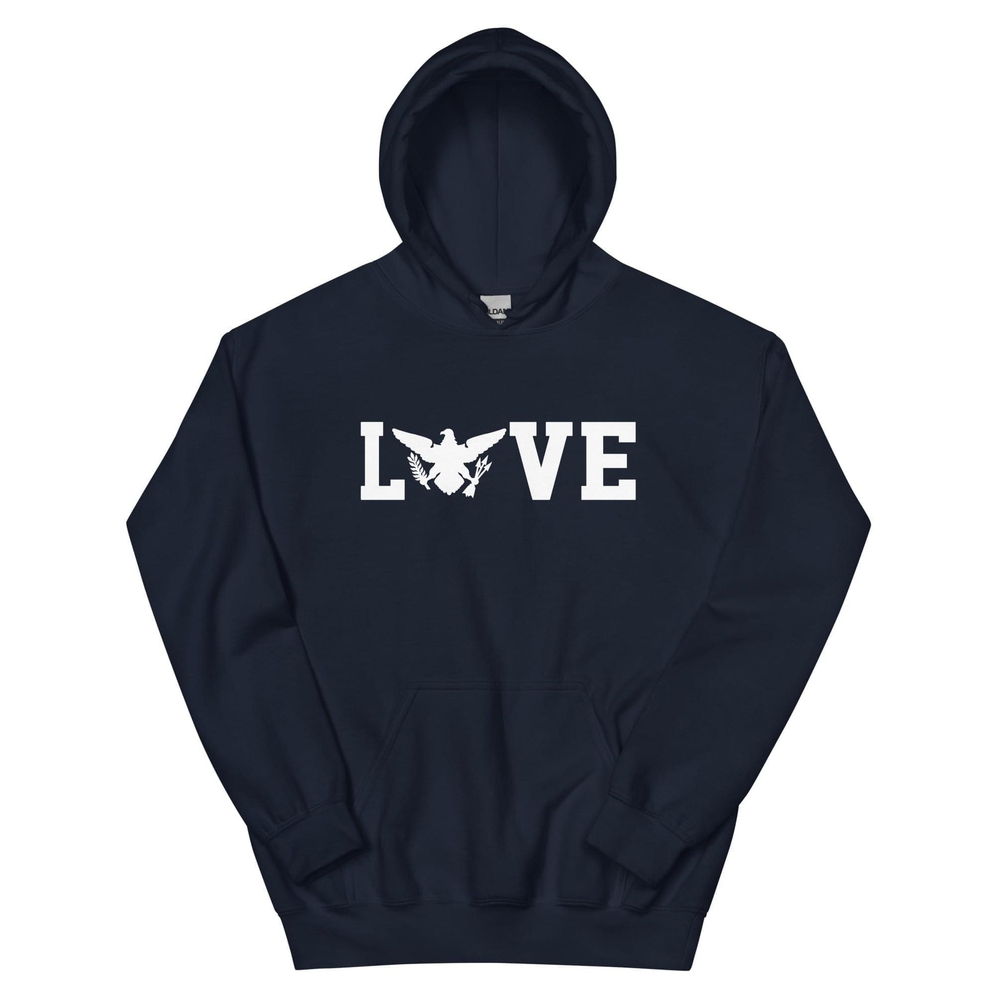 Love White Print Hoodie | Phade Fashion Virgin Islands