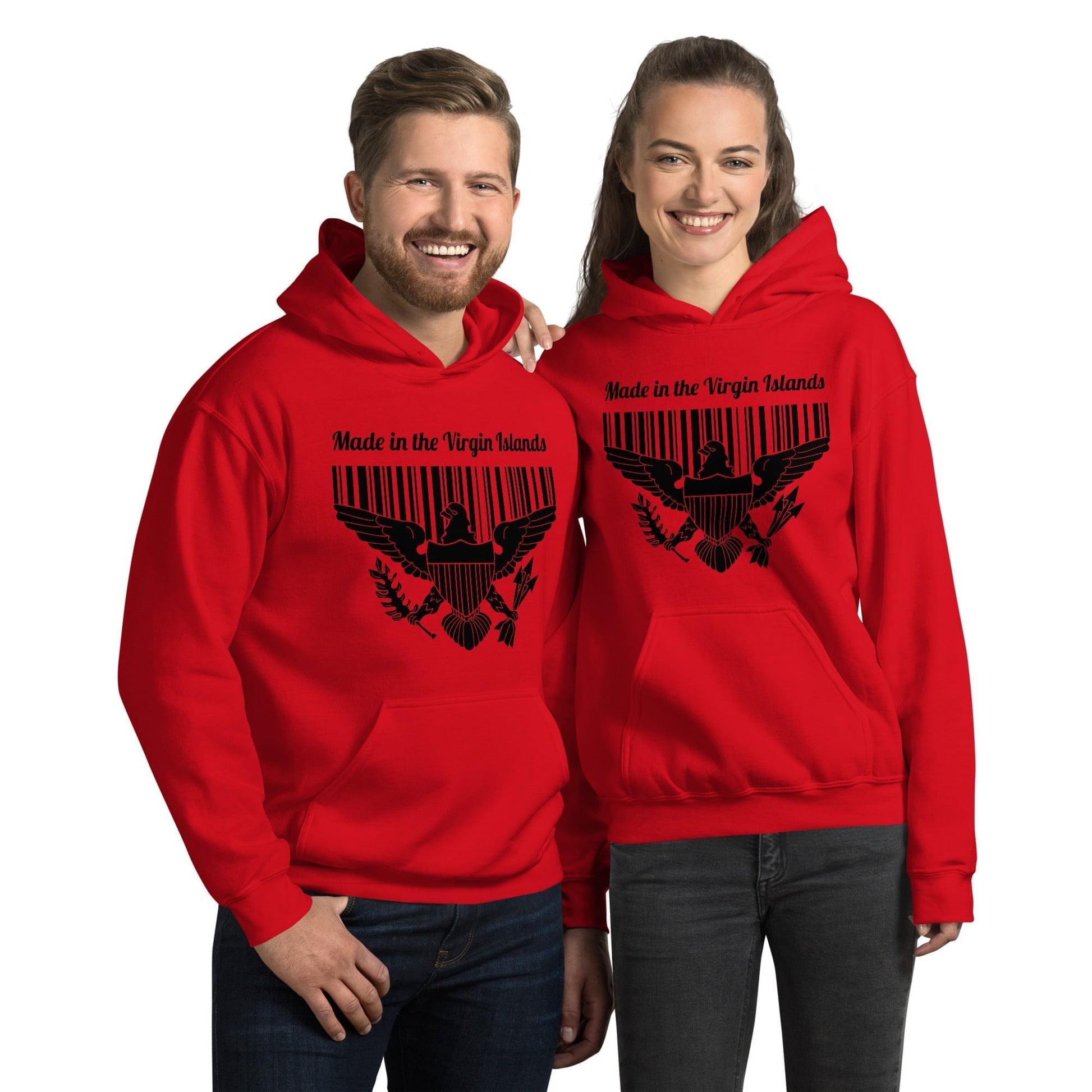 Unisex Black Print Hoodie | Phade Fashion Virgin Islands