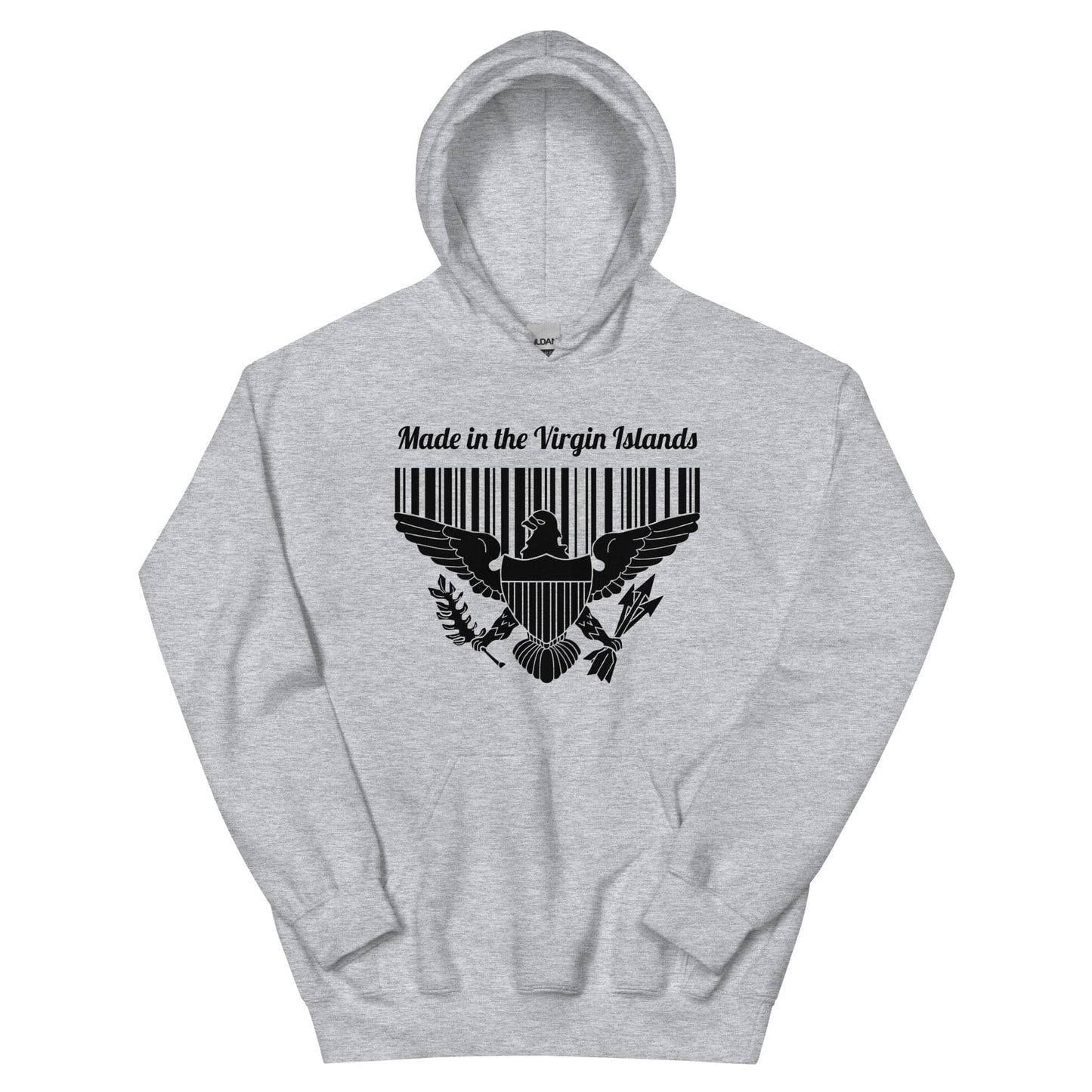 Unisex Black Print Hoodie | Phade Fashion Virgin Islands