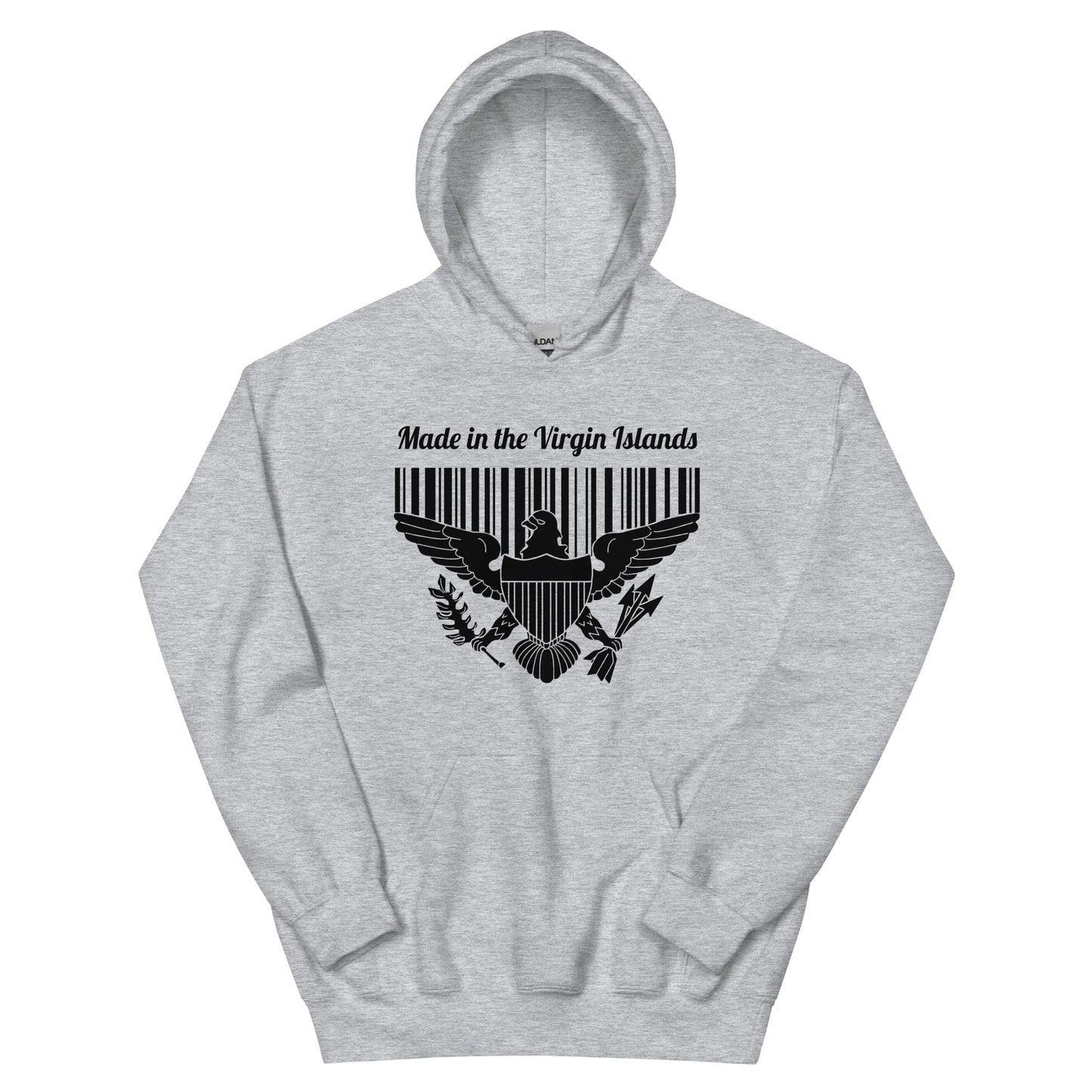 Unisex Black Print Hoodie | Phade Fashion Virgin Islands