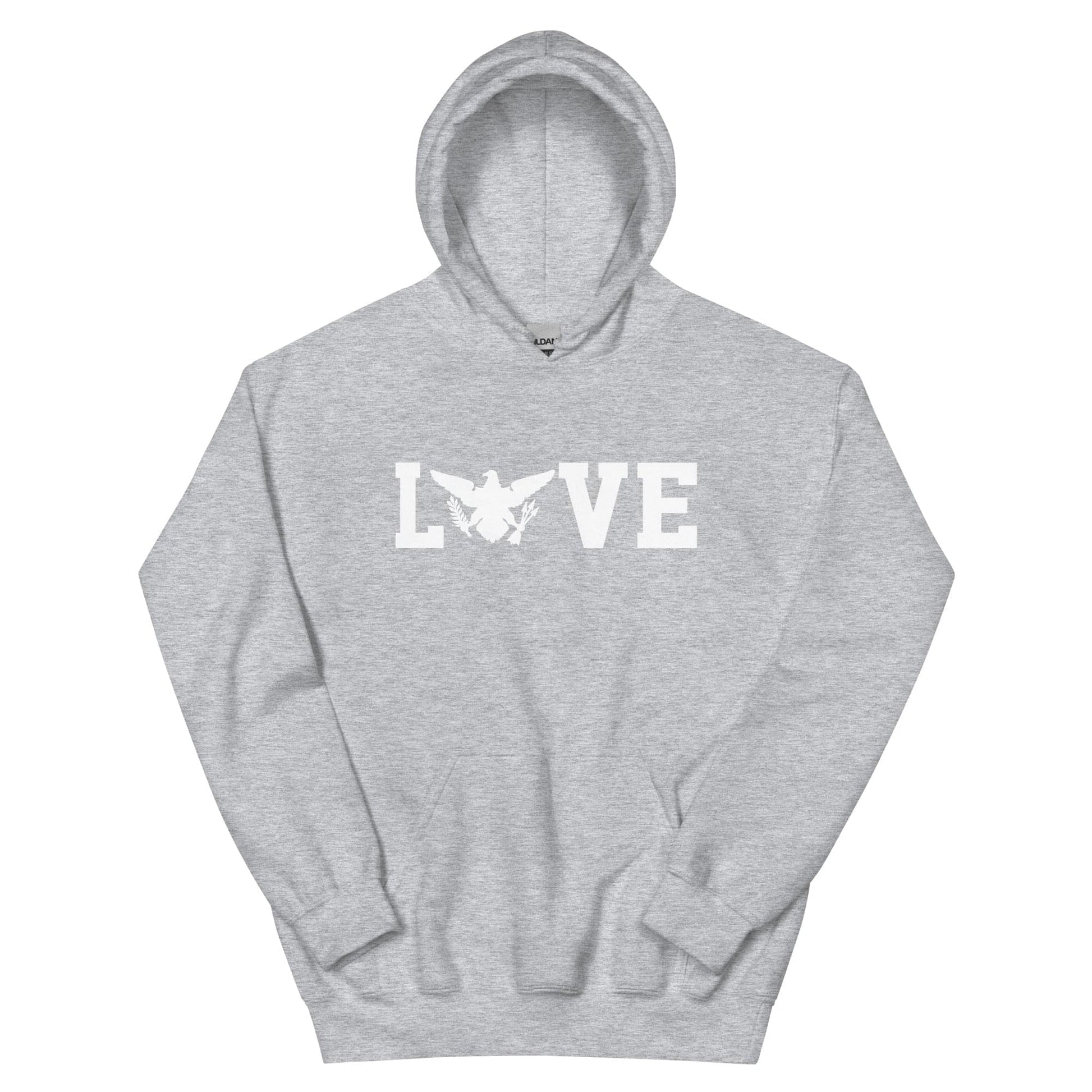 Love White Print Hoodie | Phade Fashion Virgin Islands