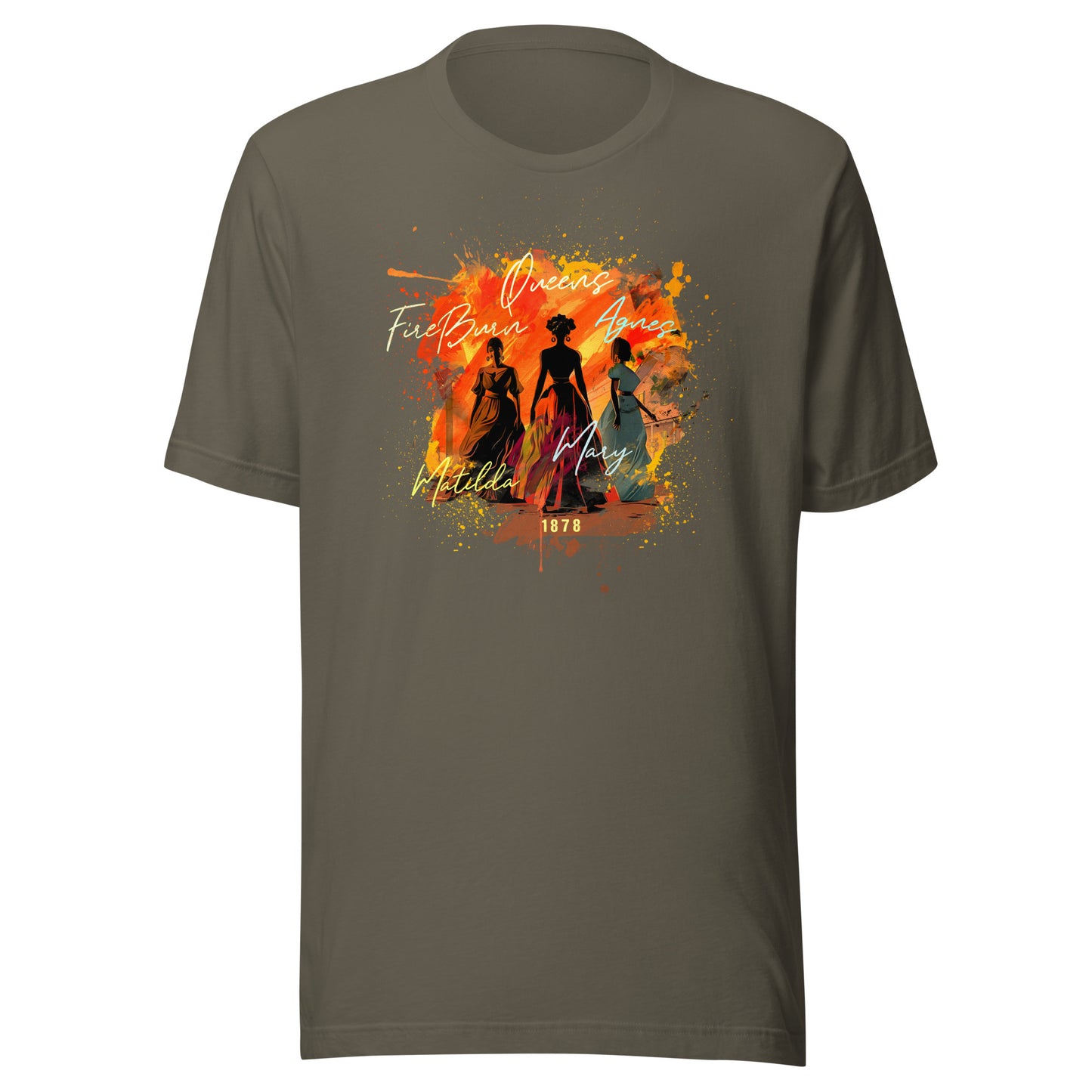 Unisex Fireburn Queens T-Shirt | Phade Fashion Virgin Islands