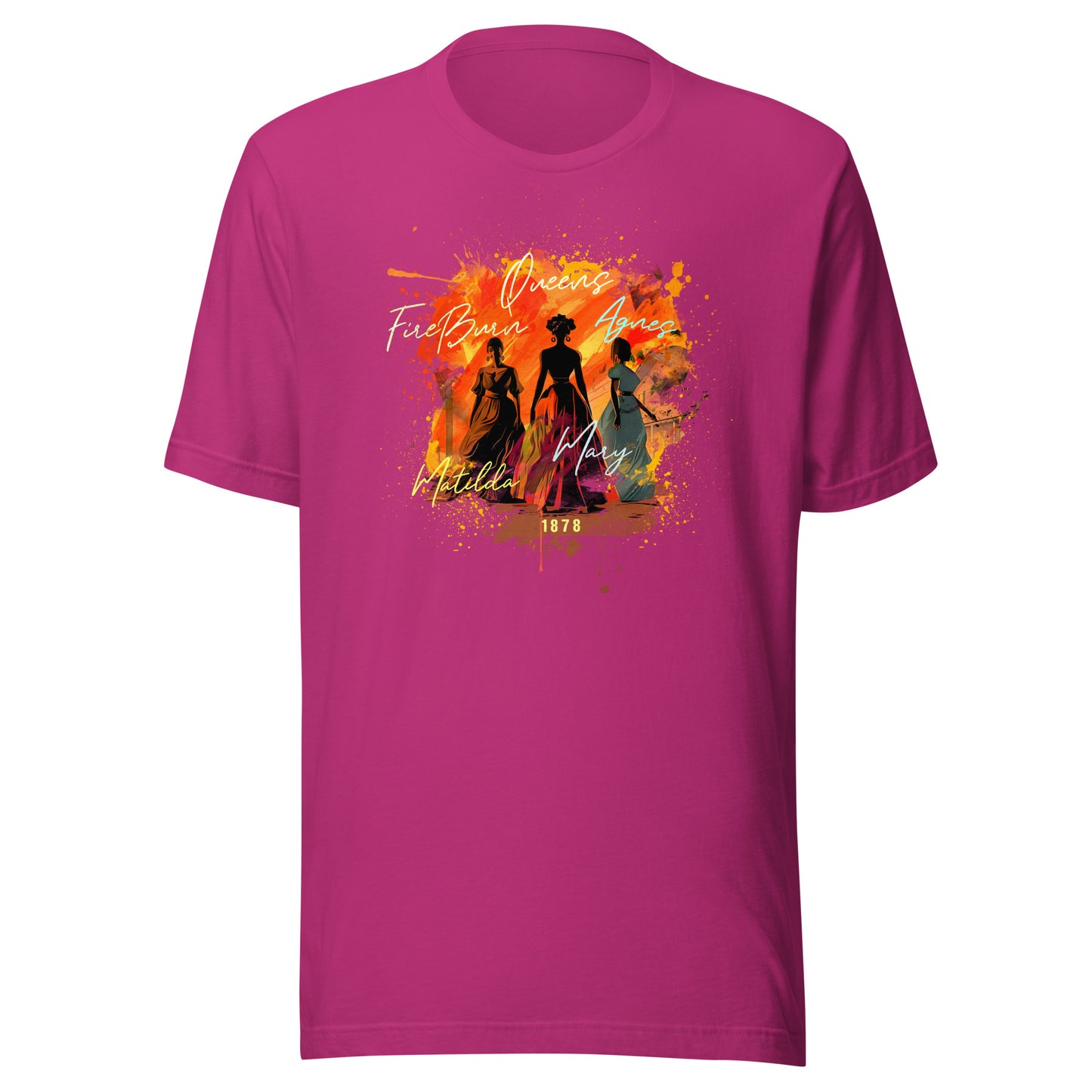 Unisex Fireburn Queens T-Shirt | Phade Fashion Virgin Islands