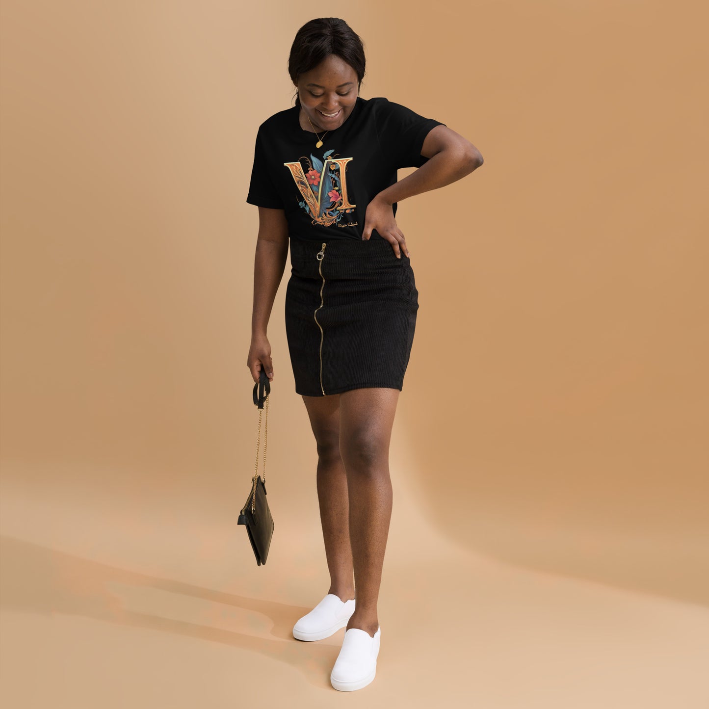 Roman Floral Unisex Tee | Phade Fashion Virgin Islands