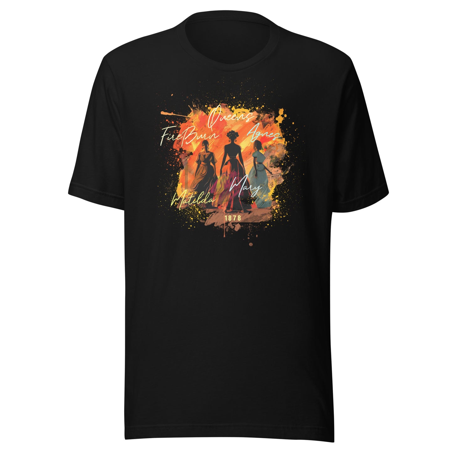 Unisex Fireburn Queens T-Shirt | Phade Fashion Virgin Islands