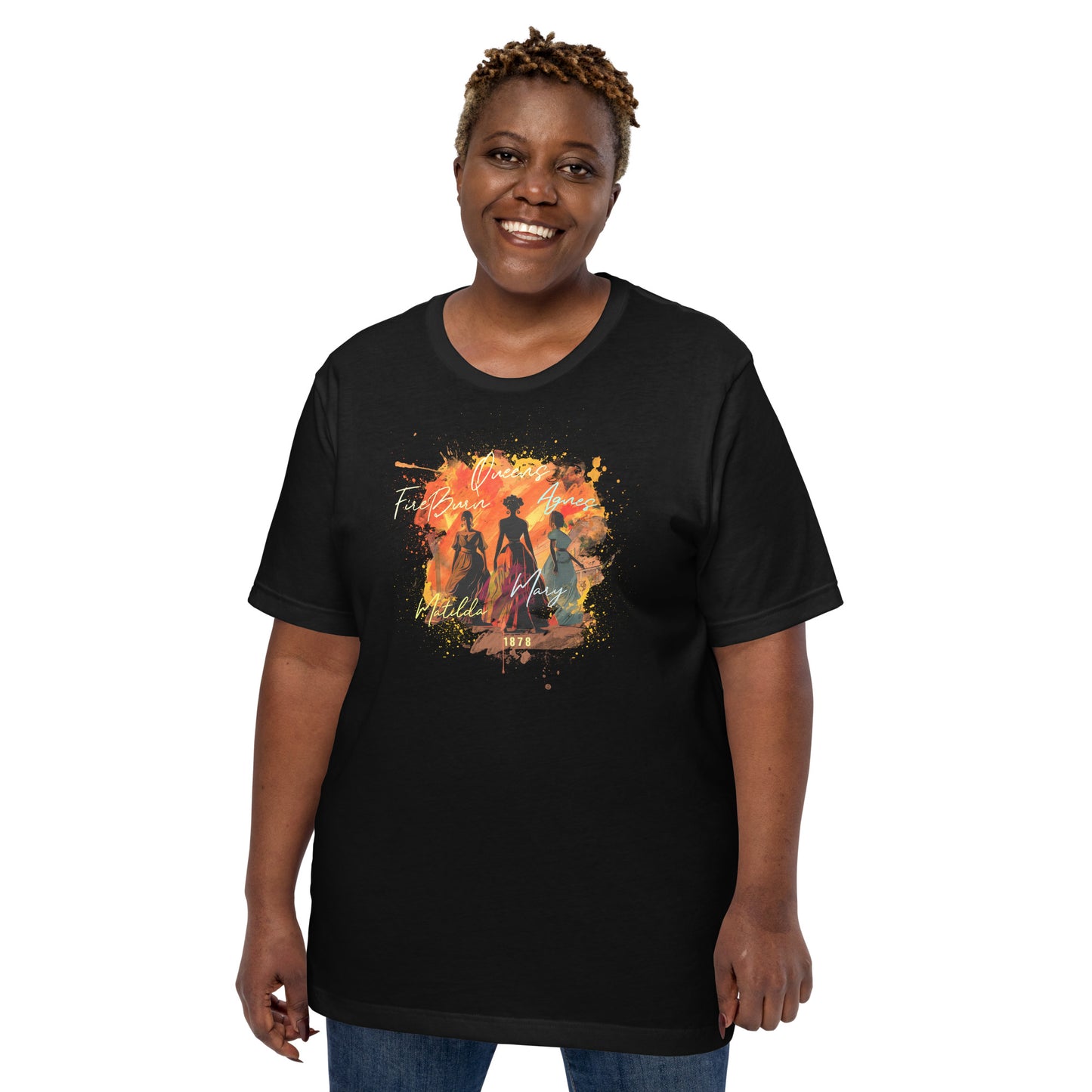 Unisex Fireburn Queens T-Shirt | Phade Fashion Virgin Islands